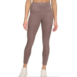 Marika Tek Athleisure Women Size M Beige Mid-Rise Ankle Legging Fitness Gym NWT